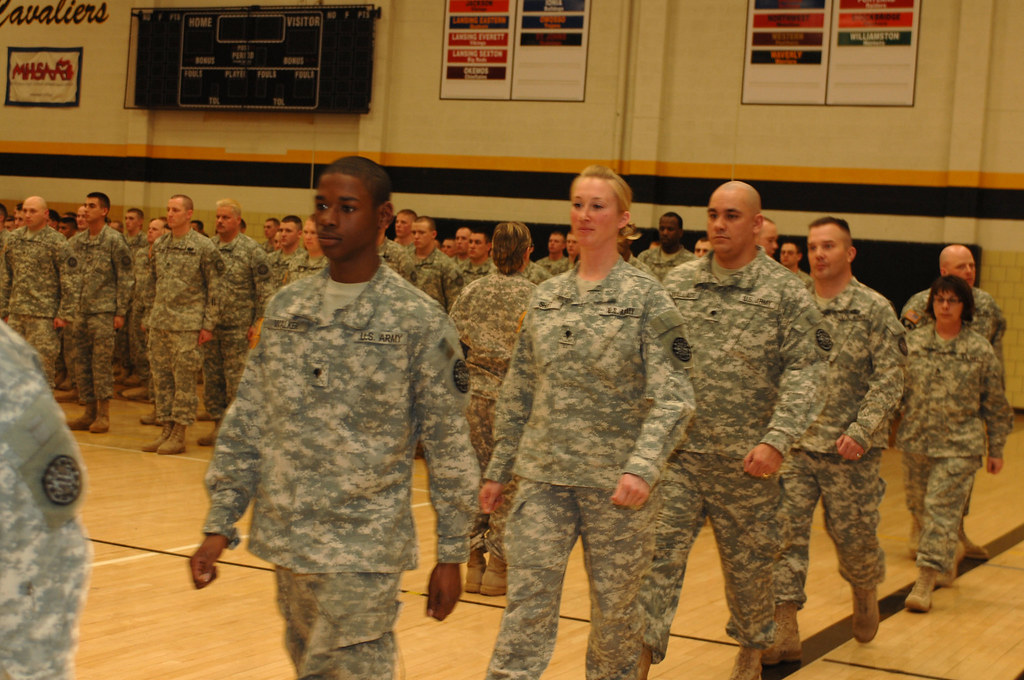 144th Military Police Deployment Ceremony at Corunna High … Flickr