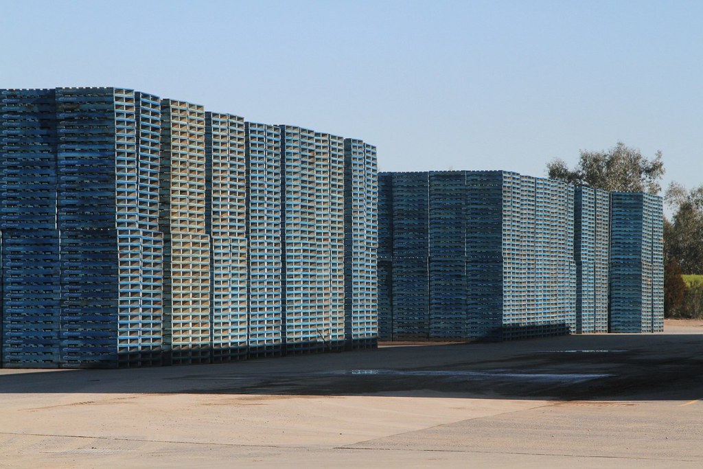 Stockpile of completed Chep timber pallets Dormit Pty Ltd … Flickr