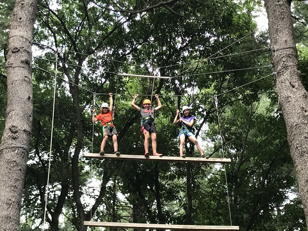 Camp! Ropes courses! Camp PA Flickr