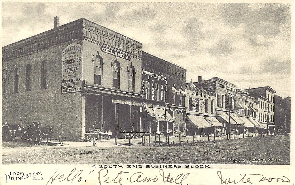 South Main Street, Princeton, Illinois Early 1900's Flickr