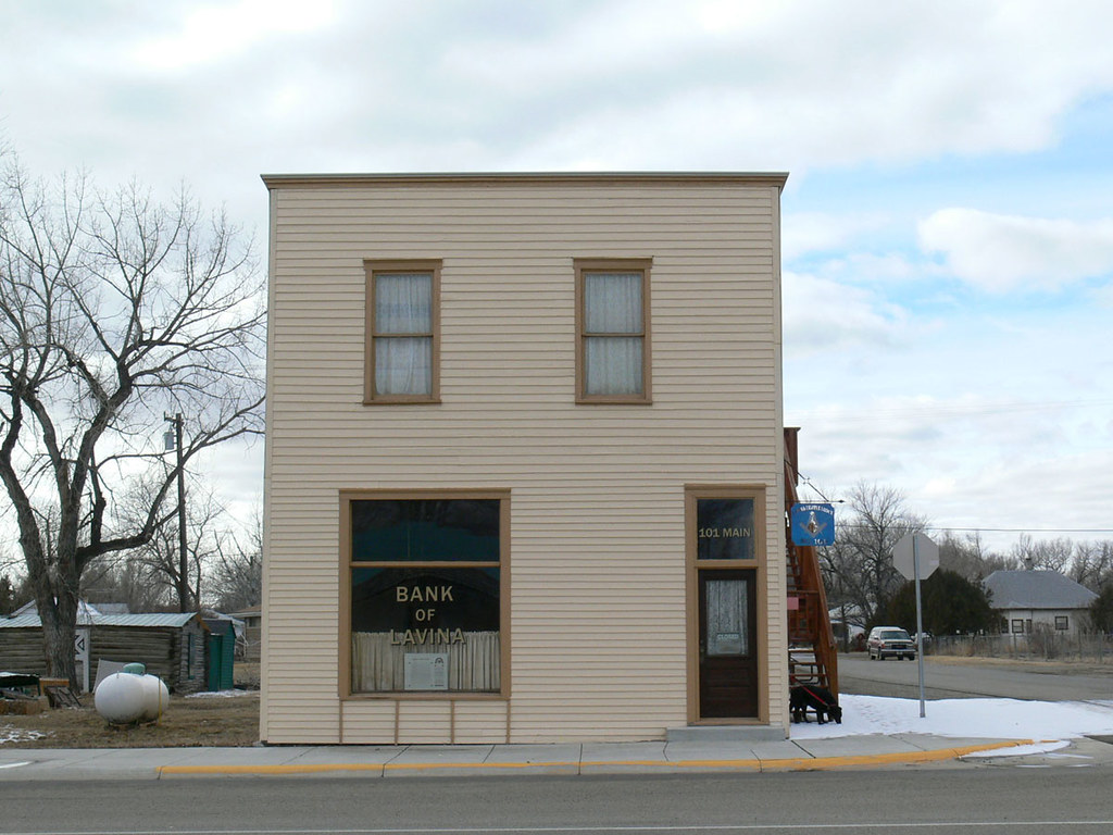 Lavina, Montana Golden Valley County. The former Lavina St… Flickr