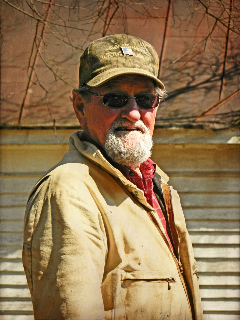 Portrait of Mr. Willard Hill White Oak Vicinity, Central Nash County, North Carolina a photo