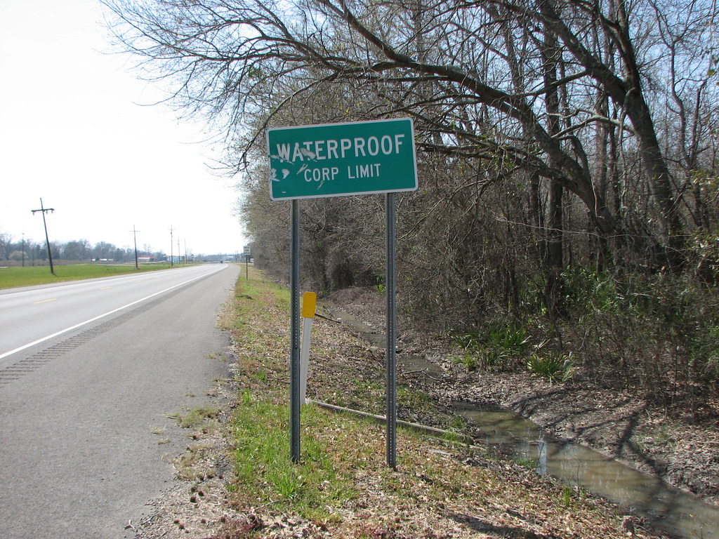 Elevation of Waterproof, LA, USA Topographic Map Altitude Map