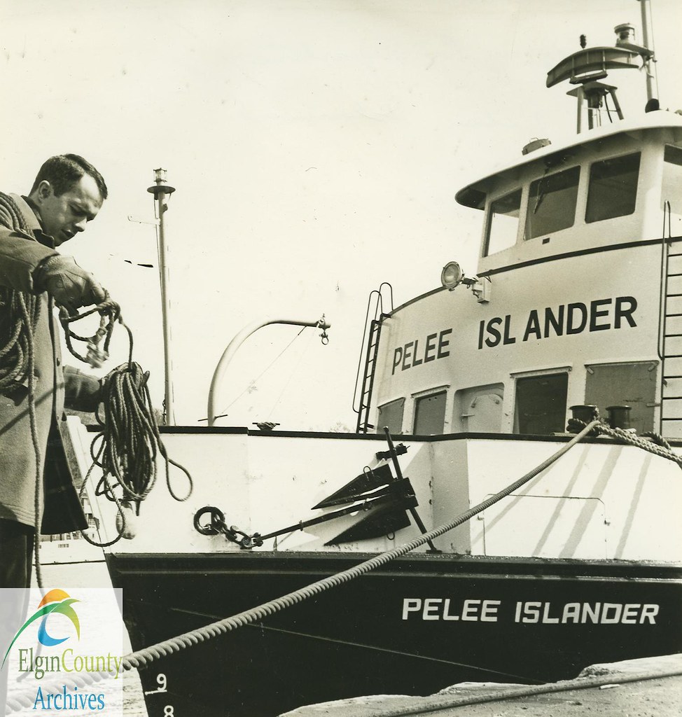 Ferry M.V. Pelee Islander, Port Stanley, 1969 Title In Ma… Flickr