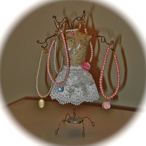 Doll Jewelry Stand I make doll jewelry, so I made this ado… Flickr