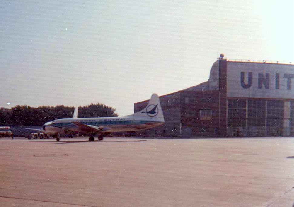 Chicago Midway Airport North Central Convair 1973 Midway