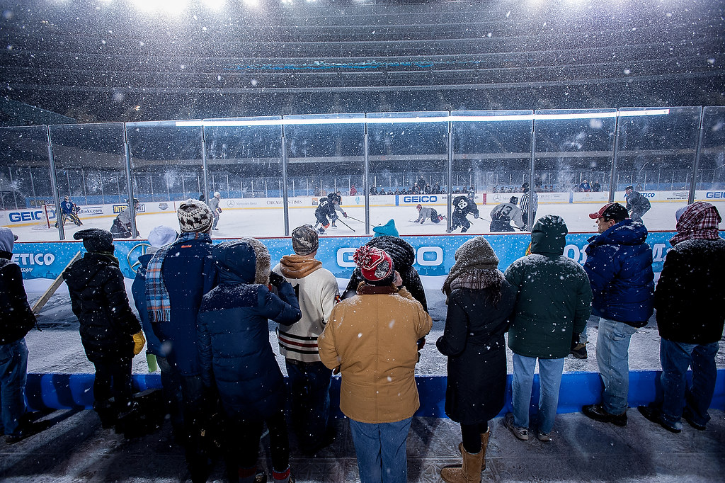 1 February 2013 The first hockey game ever at Soldier Fiel… Flickr