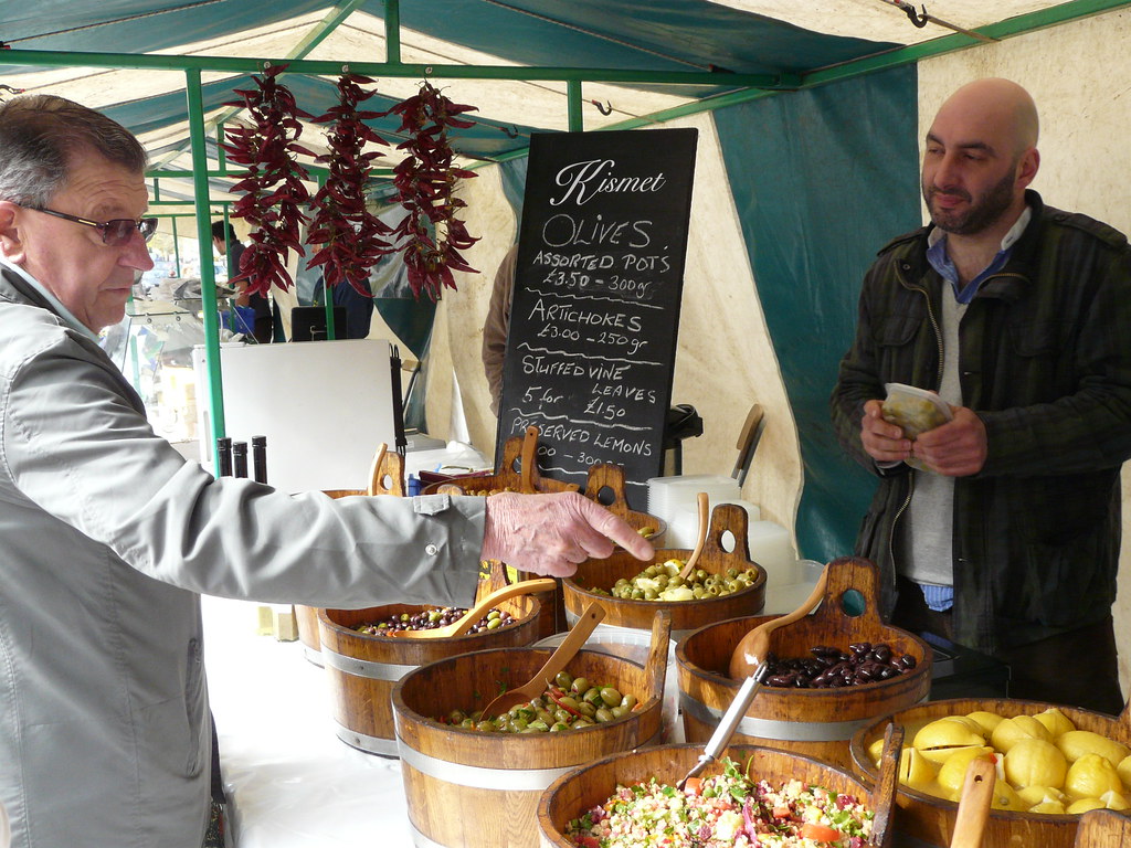Cheltenham Farmers' Market Olives and preserves Cheltenham Borough