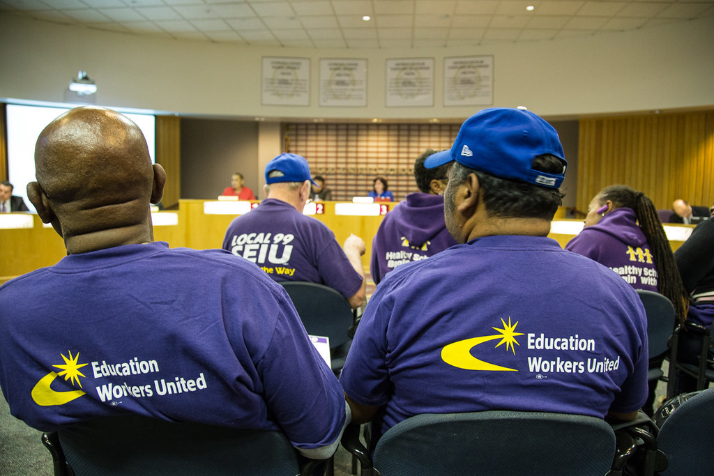 Local 99 at Lynwood USD School Board Meeting, March 12th Flickr