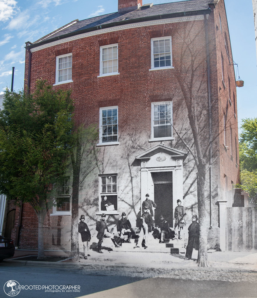 Isaac Taylor House Historical Composite An 1863 vs. 2016 h… Flickr