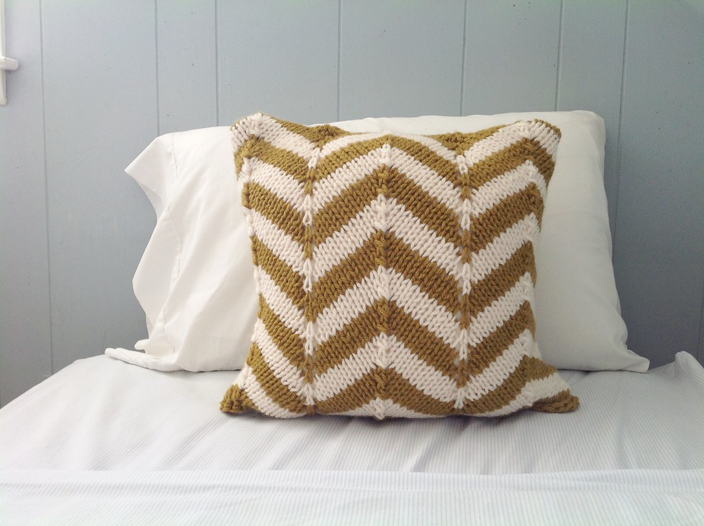 Cathedral Knit Pillow Sham PreciousKnits Flickr