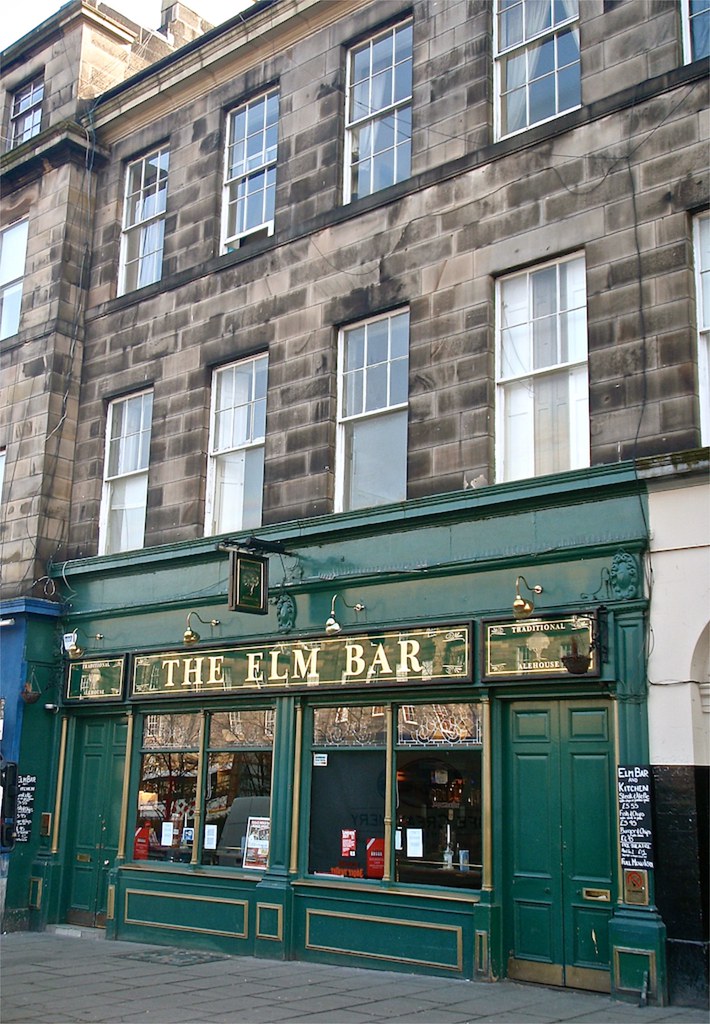 The Elm Bar Edinburgh Elm Row. Pub sign Flickr