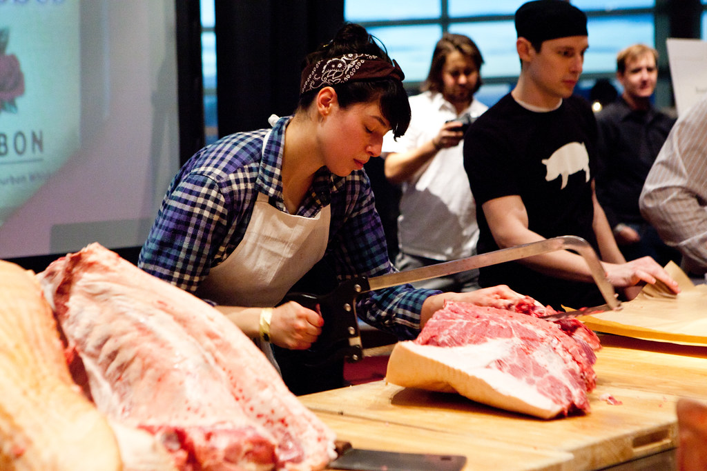 Sara Bigelow of The Meat Hook breaking down the Berkshire Flickr