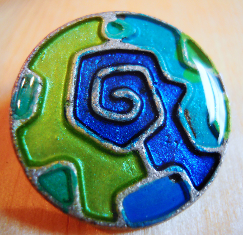 Metal Buttons painted metal buttons sealed with resin lovinglf Flickr