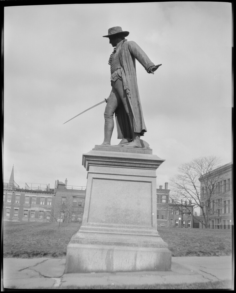 Charlestown, Col. William Prescott in front of Bunker Hill… Flickr