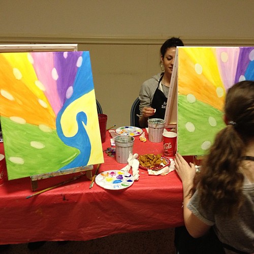 Painting with friends!!! Jennifer H Flickr
