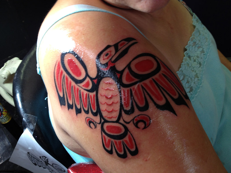 Haida Tattoo - Raven. Northwest Native American Tattoo | Flickr 600_x_800_jpg