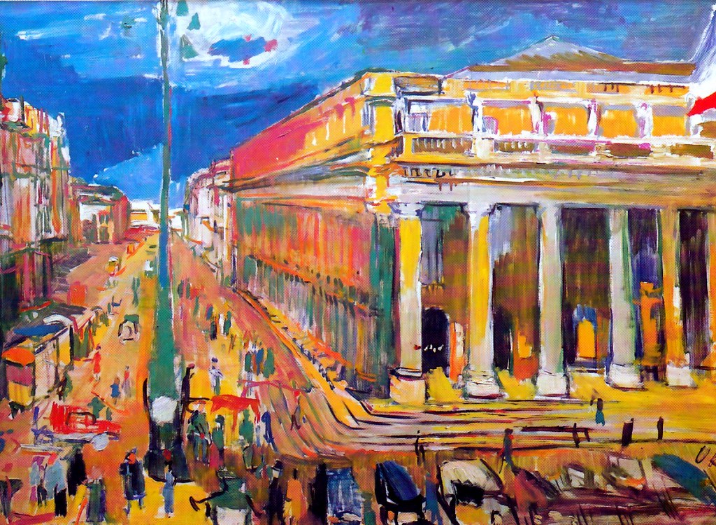 Rue de l'Esprit des Lois et Grand Théâtre de Bordeaux, par Oscar