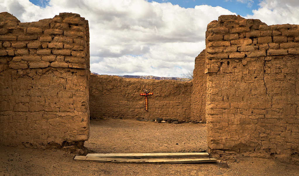 Doorway Santa Rosa de Lima ruin, Medanales, New Mexico Fuj… Flickr