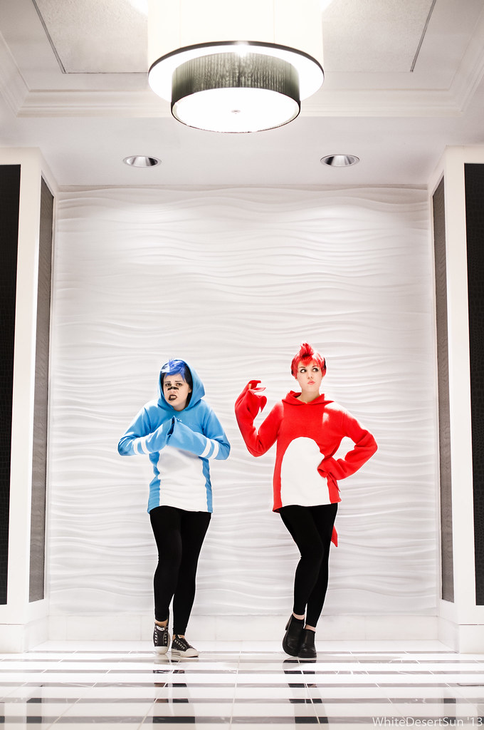Sirene and Courtoon as Margaret and Mordecai Katsucon 2013 Regular Show