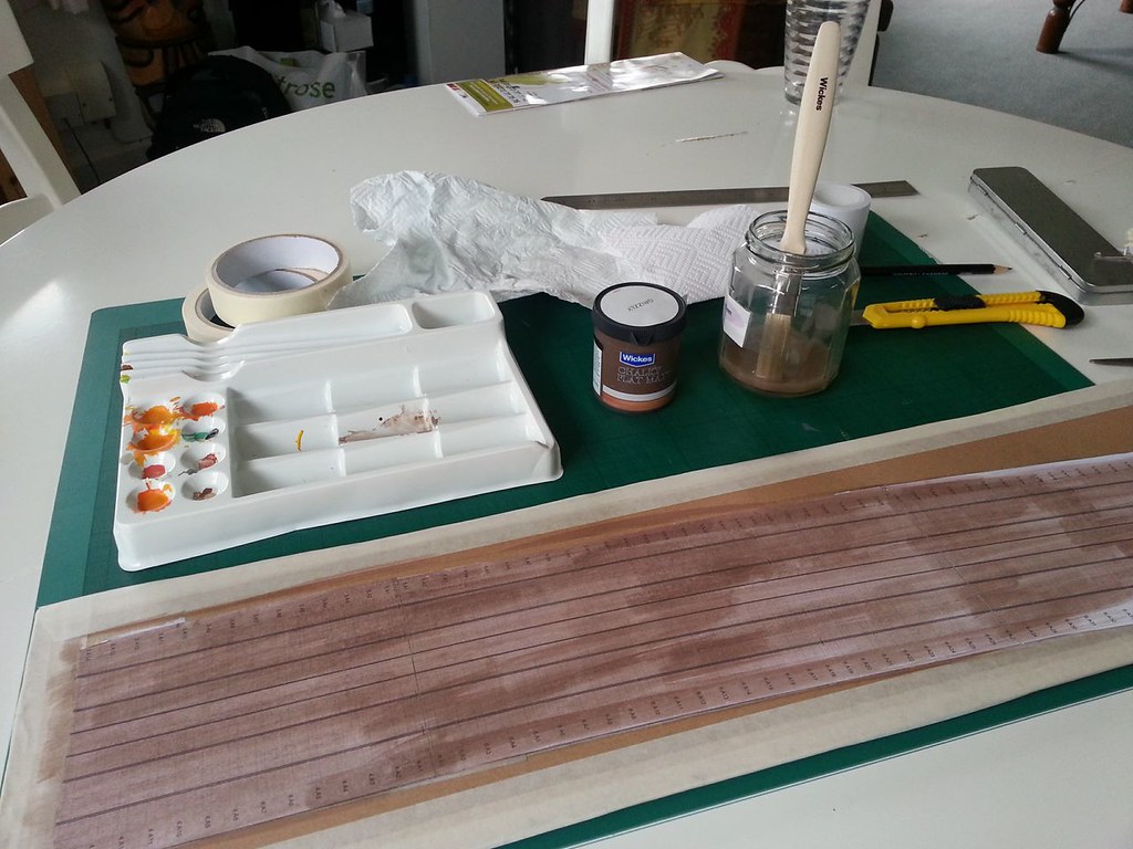 Template wash Washed down with Wickes 'Grizzly' Test pot i… Flickr