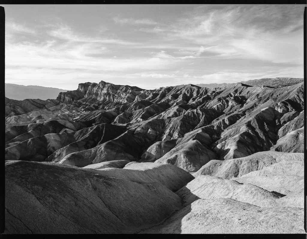 Zabriskie Point Zabriskie Point in Death Valley. Bronica E… Flickr