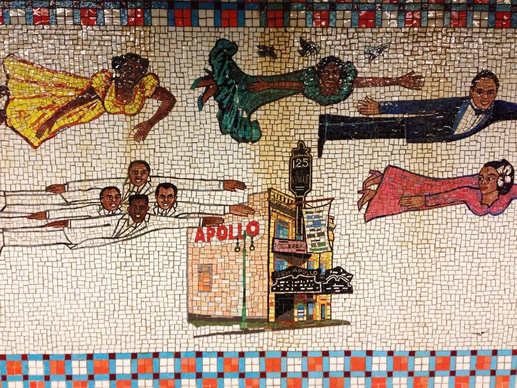 Detail of Faith Ringgold's ""Flying Home Harlem Heroes & … Flickr