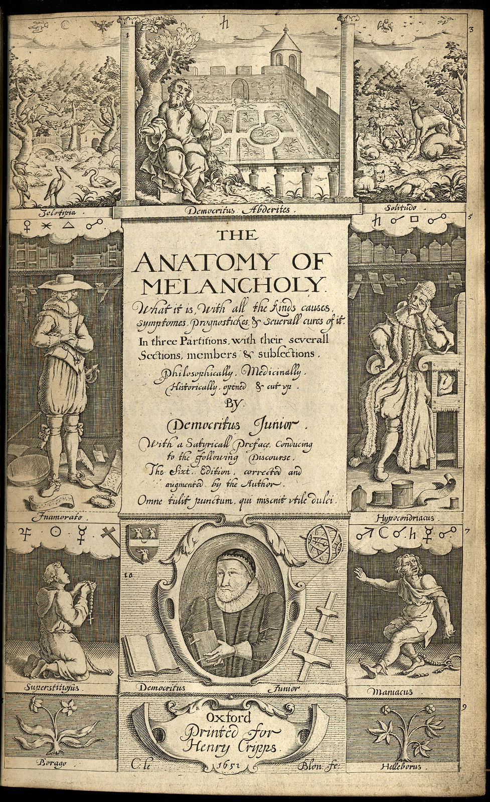 The Anatomy of Melancholy, 1651 Flickr