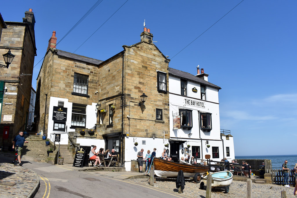 20180526 The Bay Hotel, Robin Hoods Bay John Carter Flickr