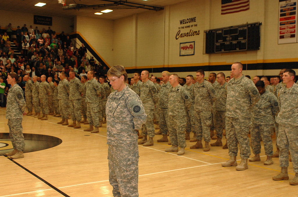 144th Military Police Deployment Ceremony at Corunna High … Flickr