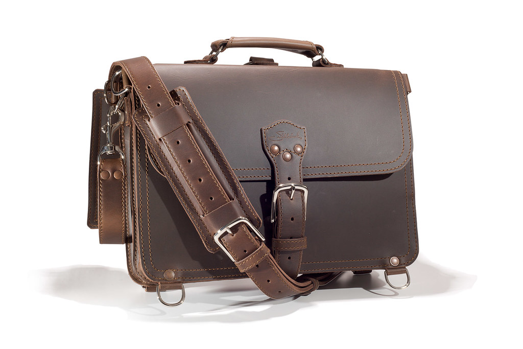 Saddleback Leather briefcase thin John Ha Flickr