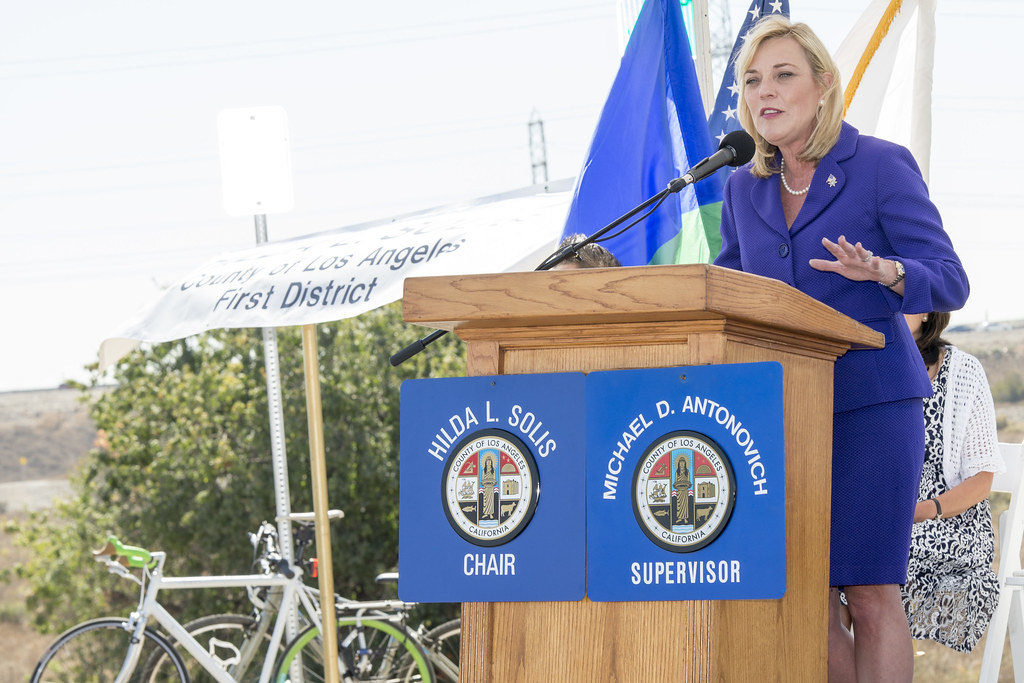 Emerald Necklace Bike Trail Ribbon Cutting Hilda Solis Flickr