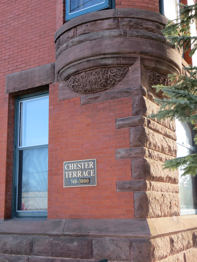 Corner plaque, Chester Terrace, Duluth Corner plaque, Ches… Flickr