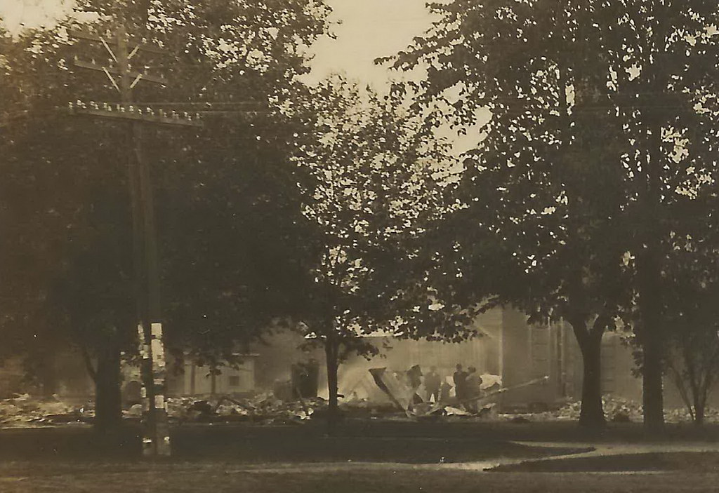 SE Flat Rock MI RPPC 1912 DISTRICT FIRE DISASTER Commercia… Flickr