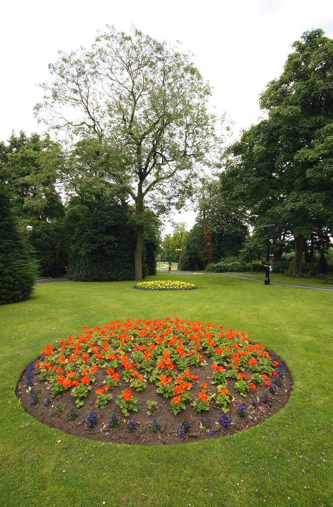 Flower borders in Runcorn Town Park HaltonBC Flickr