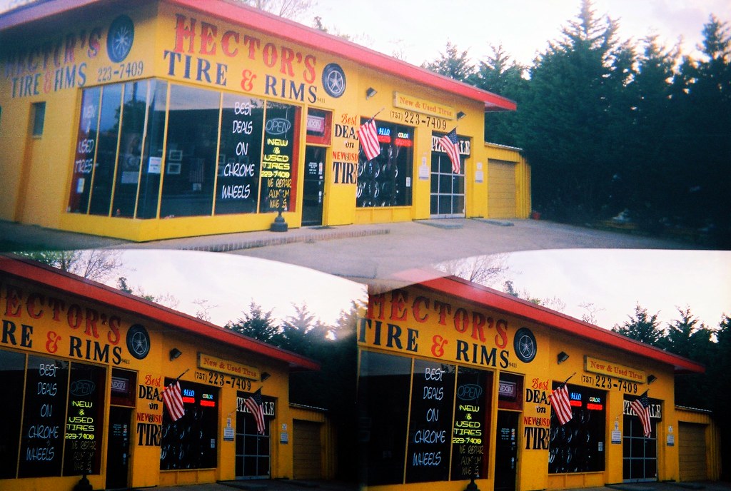 Hector's Tire & Rims A converted gas station, Hector's spe… Flickr