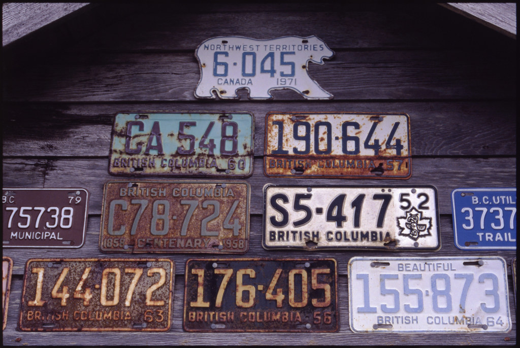 BC License Plates Tofino Vancouver Island British Columbia… El