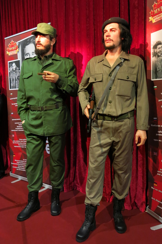 Wax Museum Varna Fidel Castro and Che Guevara Lyura Flickr