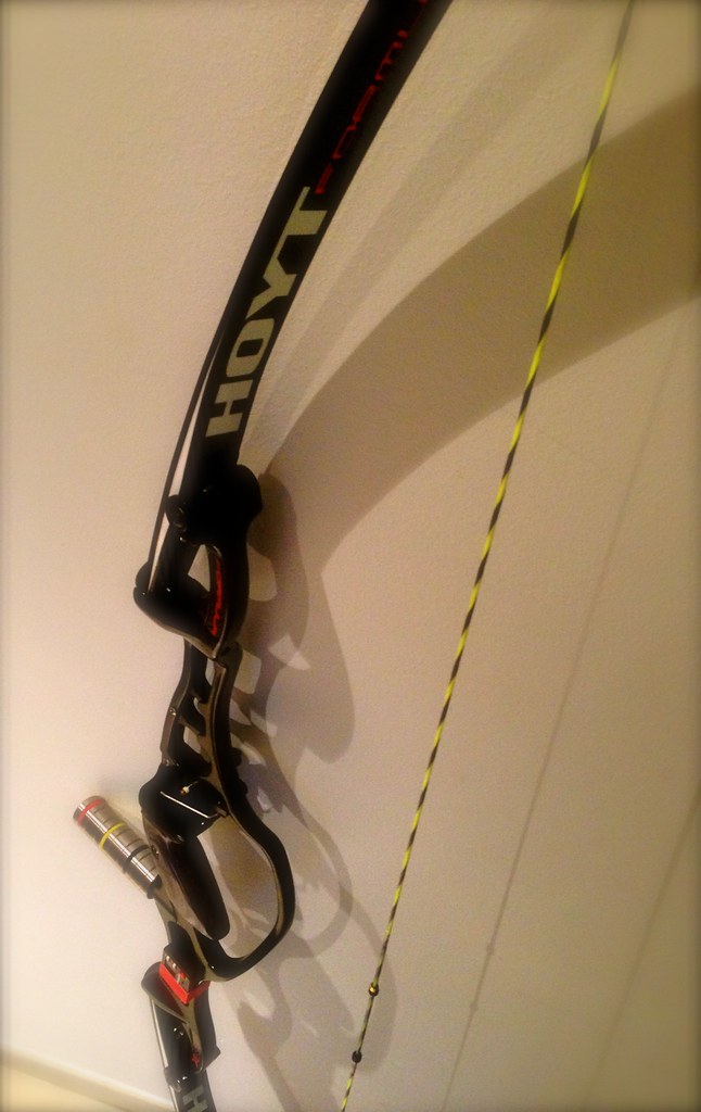 HOYT 72" Bow IONX Tec Riser 27" + F7 50lbs Limbs Long Flickr
