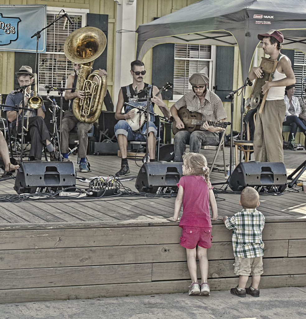 tuba skinny at the LA Busker Festival in Abita Spr… Peter