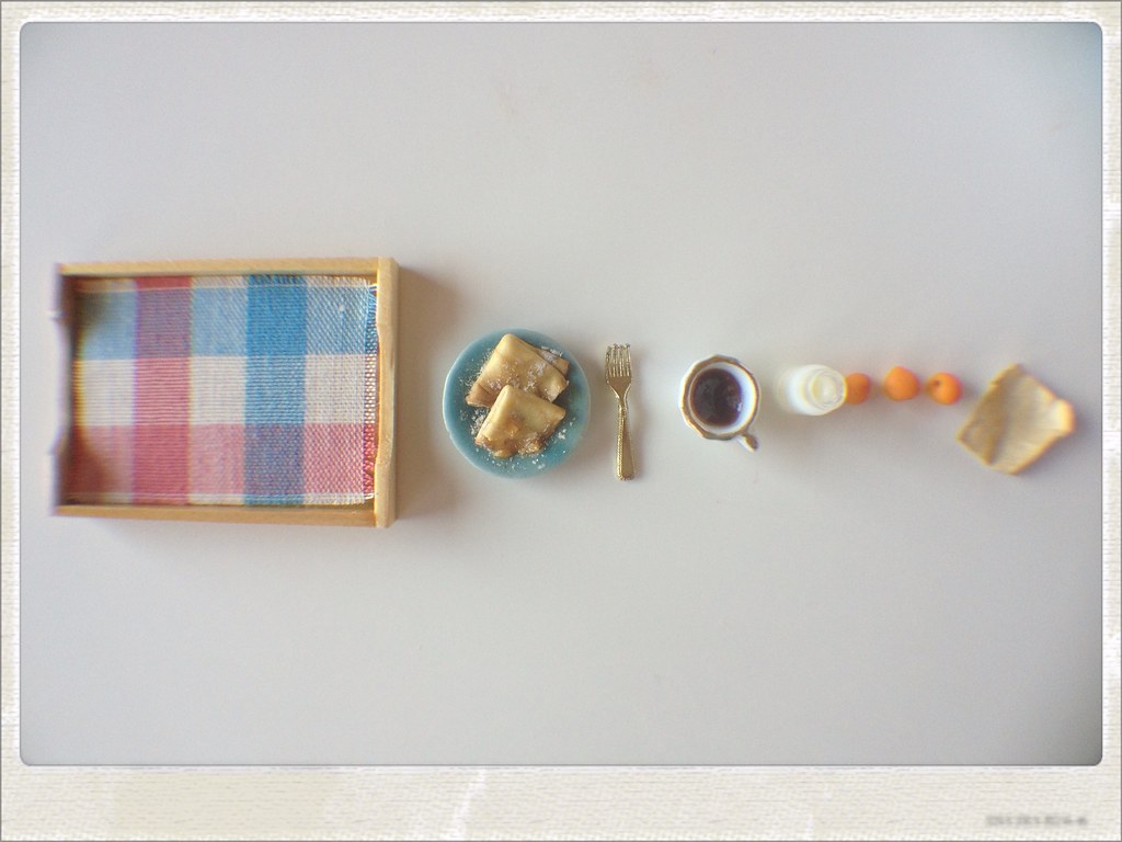French Crêpes and Apricots Breakfast in Bed Dollhouse … Flickr