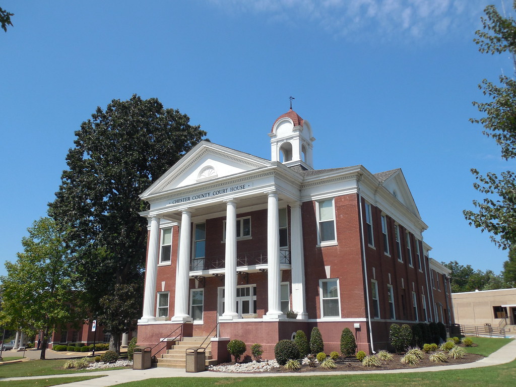 Chester County Courthouse Henderson, Tennessee Constructed… Flickr