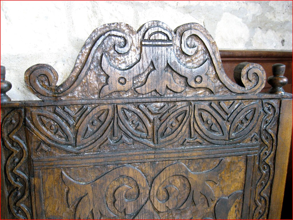 St. MARY, ASHENDON, BUCKS. Detail of the carving on the Ja… Flickr