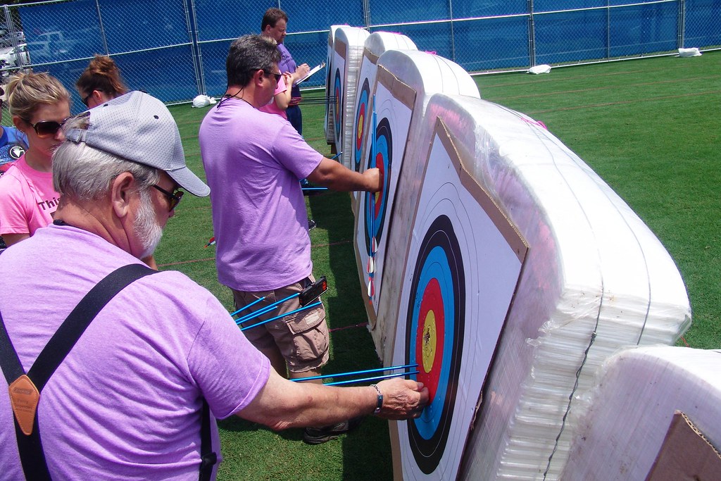 DURHAM, N.C. Archers retrieve arrows during the Valor … Flickr