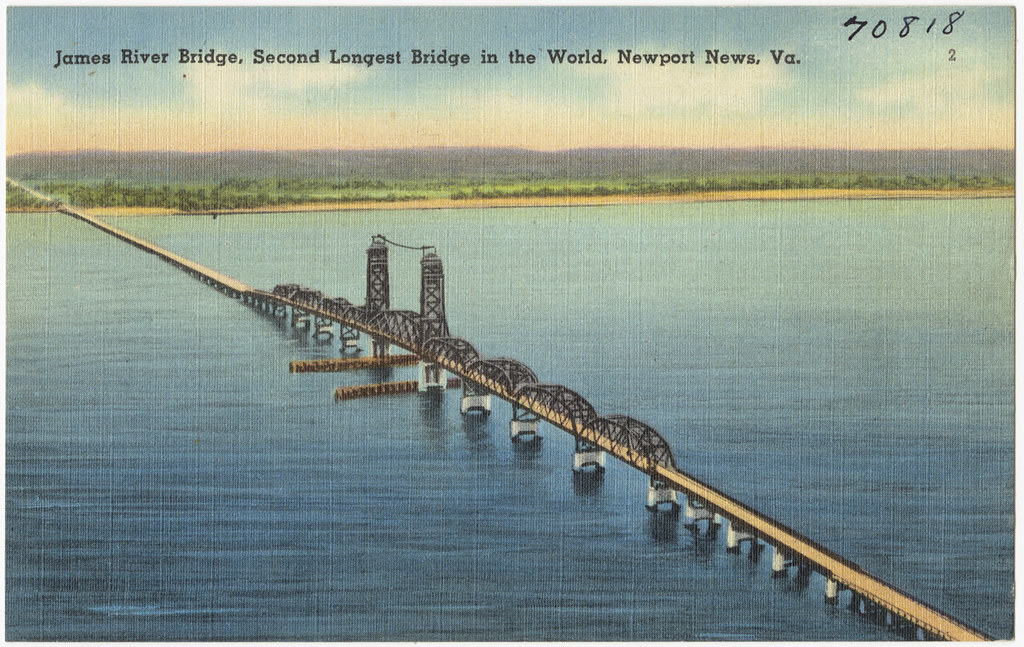 James River Bridge, second longest bridge in the world, Ne… Flickr