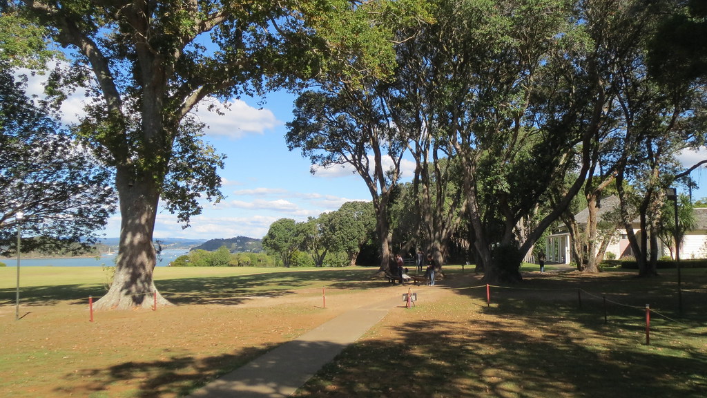 James Busby's house from Te Whare Rūnanga Sheila Thomson Flickr