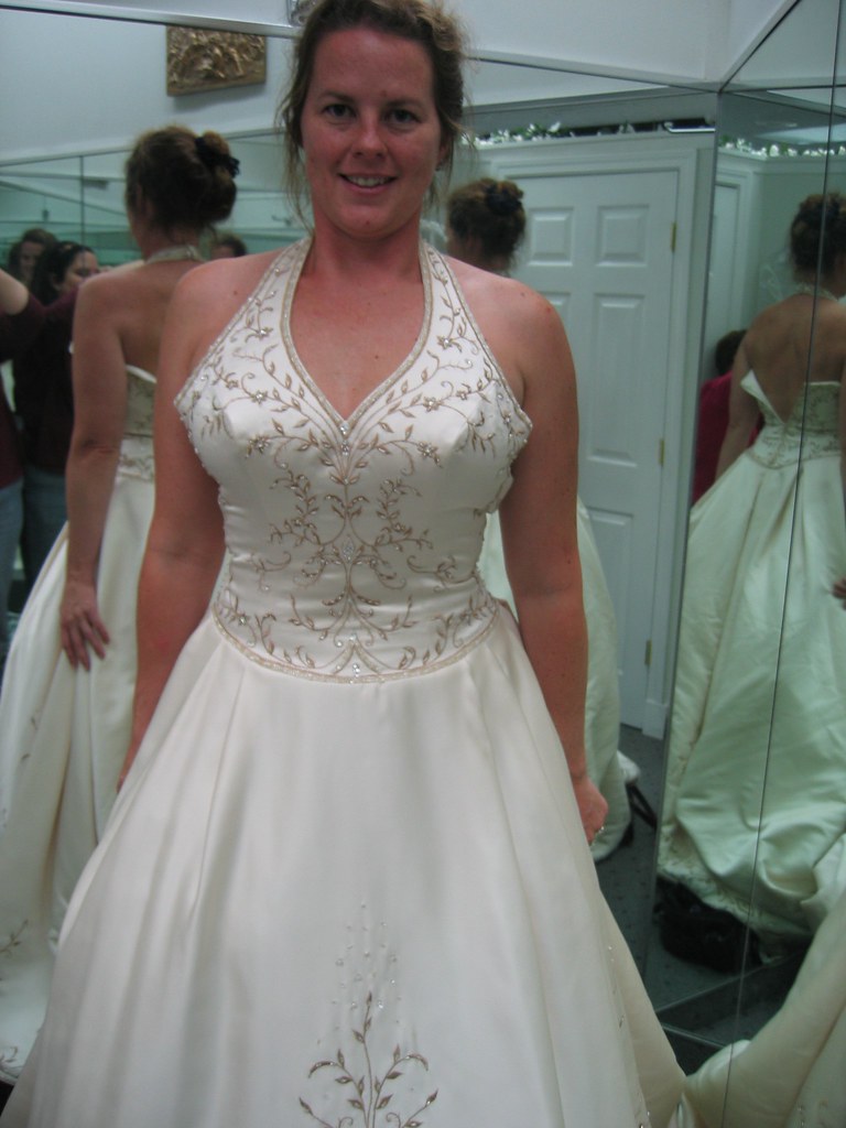 Kathleen in our favorite dress of the day Lucille's Bridal… Flickr