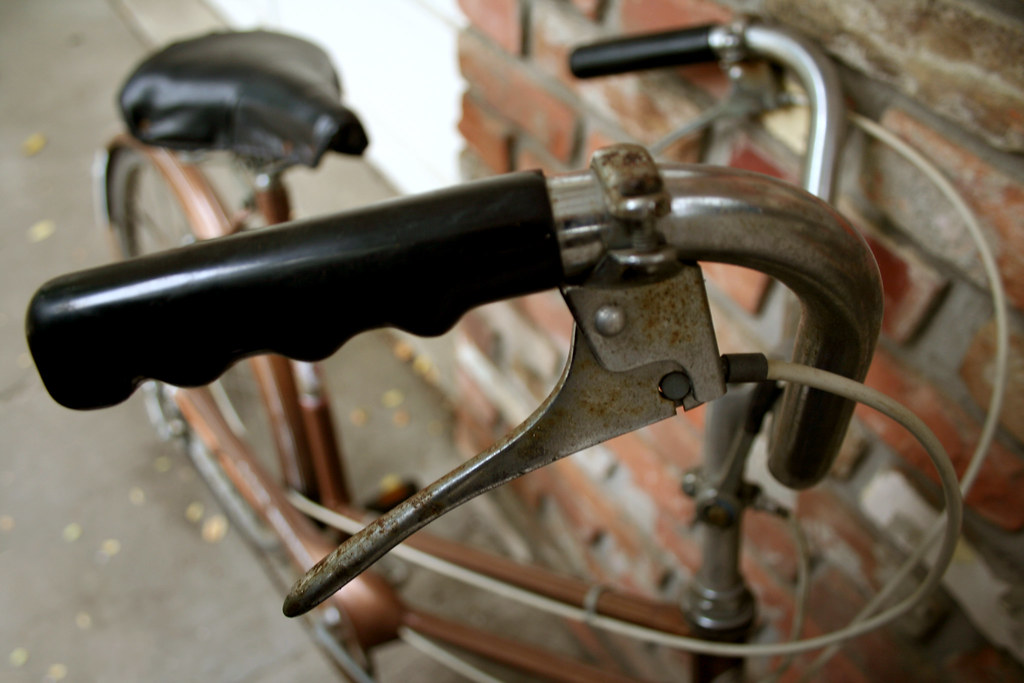 handlebar a rusty old bike Erin Derkatz Flickr