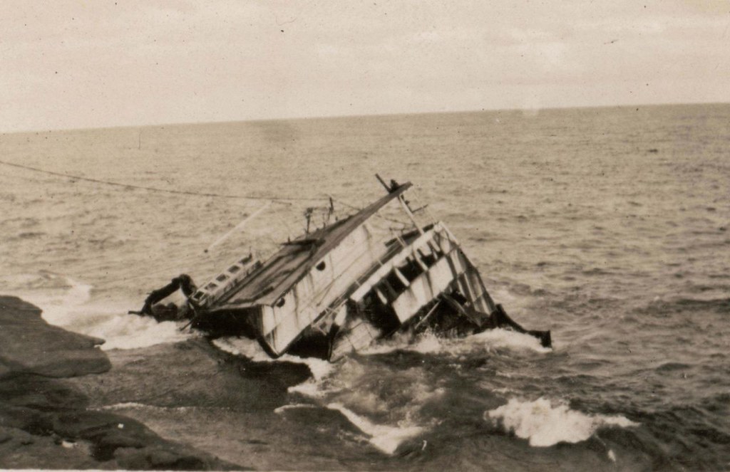 Wreck of the Malabar The wreck of the Malabar, April 3 193… Don
