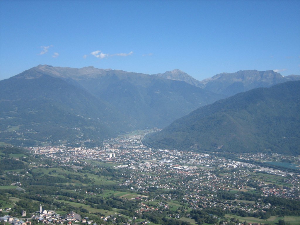 View of Albertville at Fort de Tamie Looking out from the … Flickr